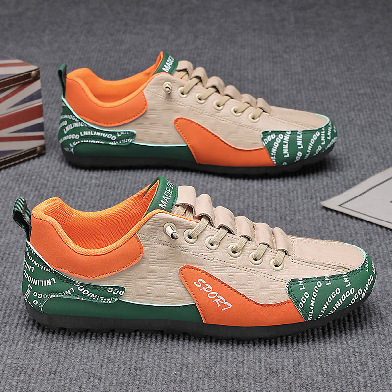 男鞋秋冬懒人一脚蹬轻便运动阿甘板鞋男士上班工作休闲百搭豆豆鞋