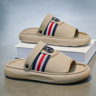 厚底外穿涉水运动越南沙滩拖鞋 凉鞋 休闲防滑防臭开车男士 夏季 男款