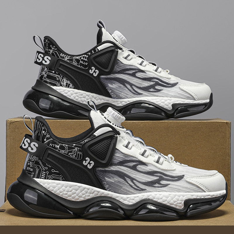 男鞋冬季2026新款旋转纽扣青少年休闲运动鞋软底跑步增高老爹潮鞋,流行男鞋,时尚休闲鞋,淘宝优惠券,粉丝福利购,淘宝优惠卷