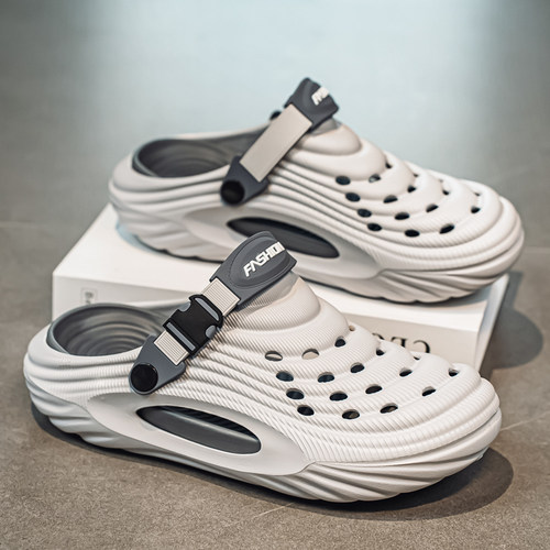 包头拖鞋男夏季外穿软底防滑凉鞋