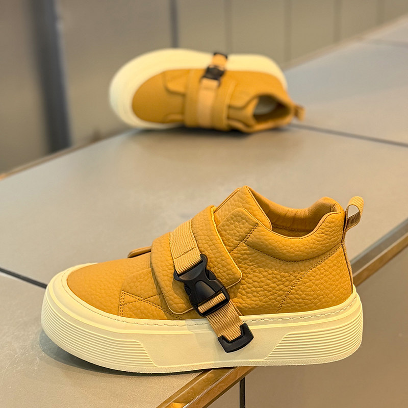 欧式复古面包鞋男2026新款男鞋运动休闲鞋男士厚底增高防滑平板鞋,流行男鞋,时尚休闲鞋,淘宝优惠券,粉丝福利购,淘宝优惠卷