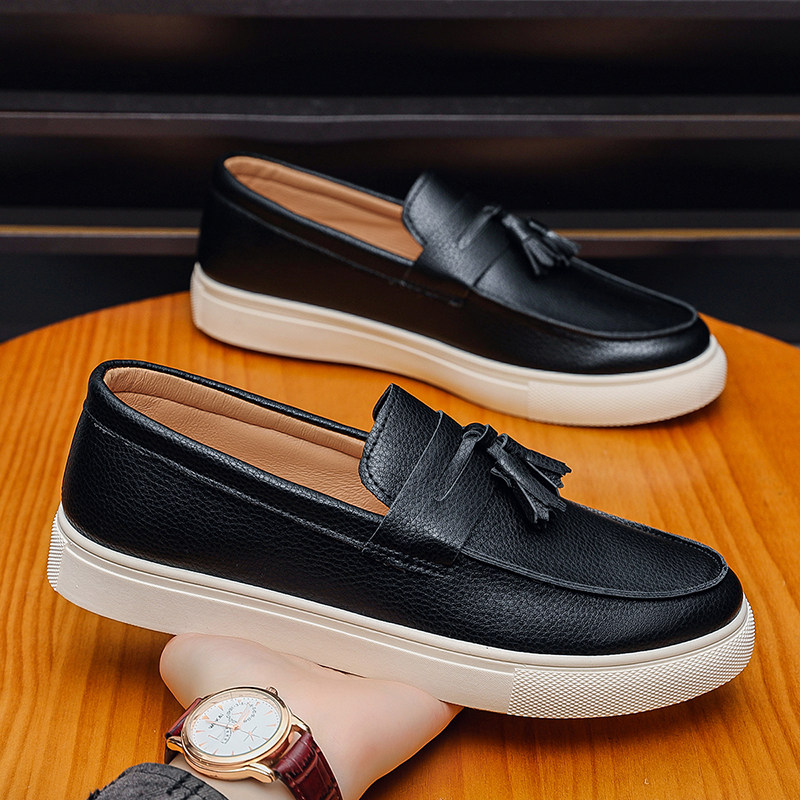 豆豆鞋男冬季潮流复古百搭乐福鞋男士一脚蹬开车软底商务休闲皮鞋,流行男鞋,乐福鞋（豆豆鞋）,淘宝优惠券,粉丝福利购,淘宝优惠卷