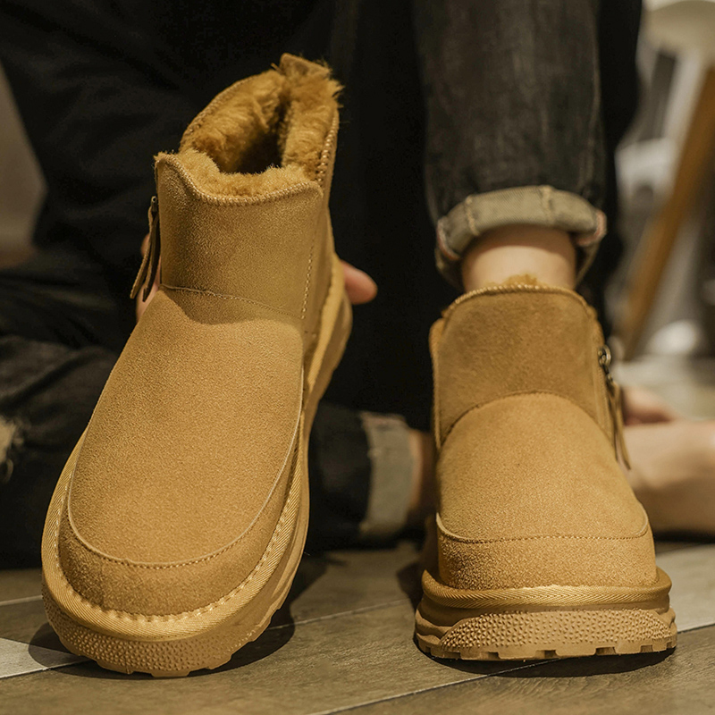 雪地靴男鞋冬季户外防寒加绒保暖东北大棉鞋零下40度抗寒加厚棉靴