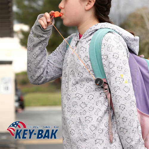 KEYBAK自动伸缩求生口哨钥匙扣