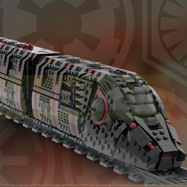 MOC火车高铁大型列车巨型治愈系高颜值高难度拼图成人火车厢积木