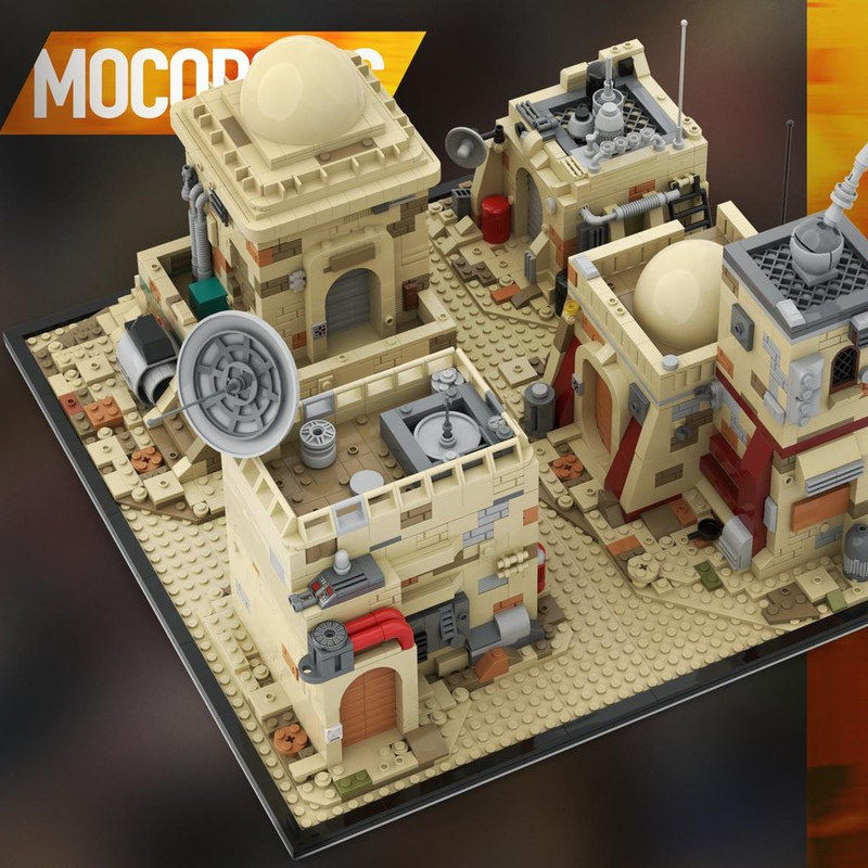 MOC星球大战大型巨型房子形建筑形高颜值高难度拼图组装成人积木