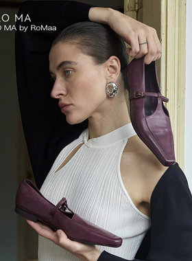 ROROMA 原创设计师意式优雅NOBILITY 轻奢进口胎牛皮时尚玛丽珍