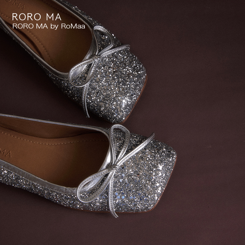 ROROMA 原创设计师意式奢牌DEMEANOR进口水染牛皮诠释典雅芭蕾鞋