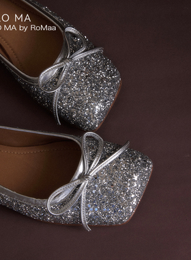 ROROMA 原创设计师意式奢牌DEMEANOR进口水染牛皮诠释典雅芭蕾鞋