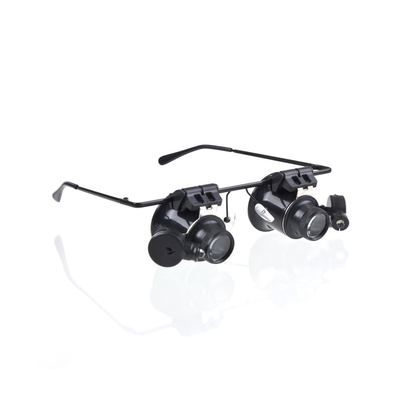 LED Dual lens 20 glasses Repair repair testing Metal magnifier Antique Jewellery appraisalin the Electronic Dictionary/Electronic paper book/Stationery , Drawing measurement products , Magnifier  category - from Buy2taobao.com to provide professional Taobao agent buy service
