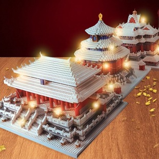 2025新款故宫积木天安门巨大型高难度适用乐高男女孩益智拼装玩具