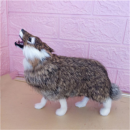 真皮新款仿生模型仿真野狼