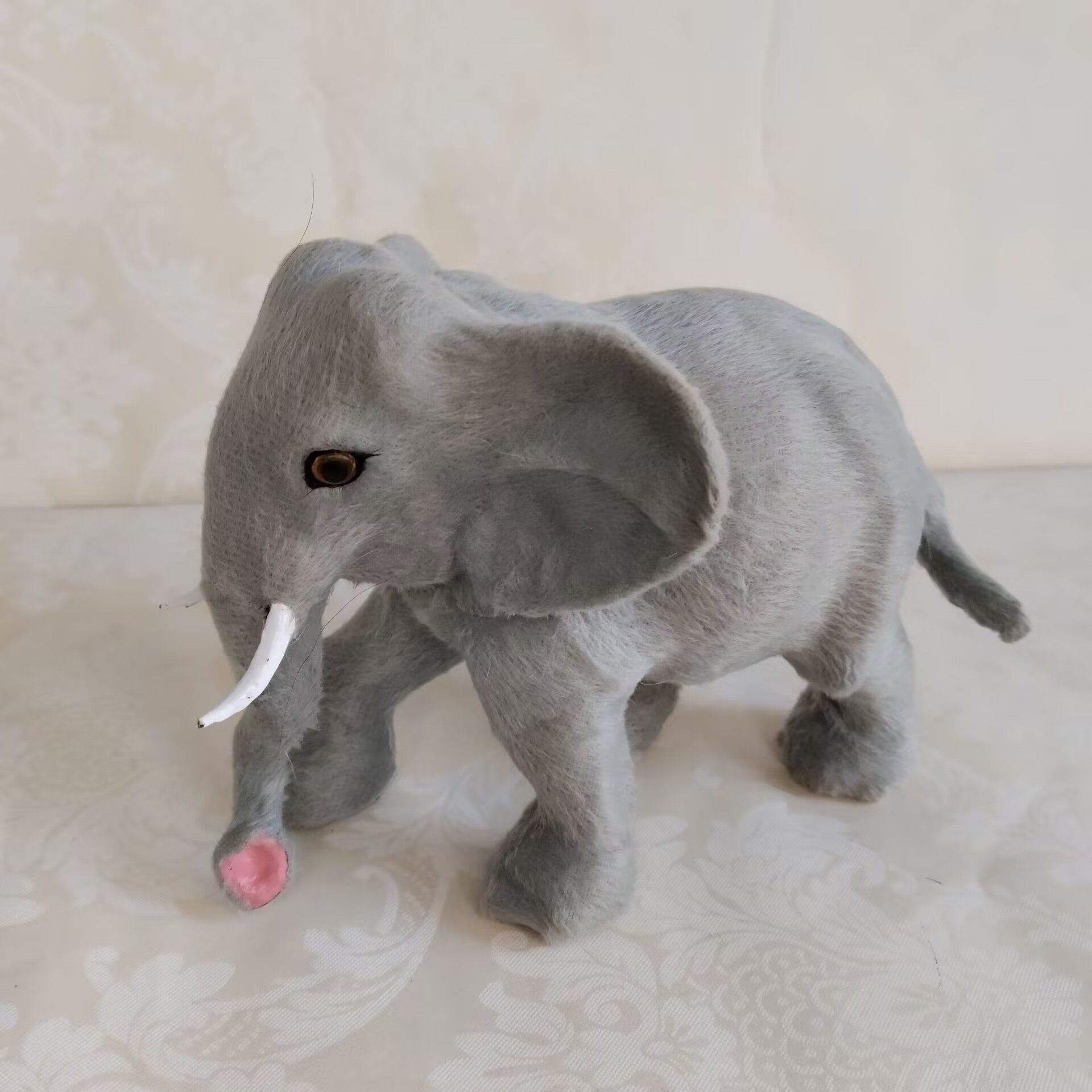 仿真大象桌面摆件动物玩偶灰色玩偶大象模型儿童认知家居装饰摆件,玩具/童车/益智/积木/模型,仿真/动物玩偶,淘宝优惠券,粉丝福利购,淘宝优惠卷