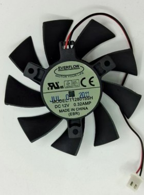 EVGA GTX650/GTX650Ti/GT740显卡散热风扇T128015SH 12V 0.32AMP