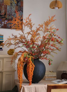 【真的鲜切花】火棘果秋色千层金柔丽丝橙色鲜切枝插花可以做干花
