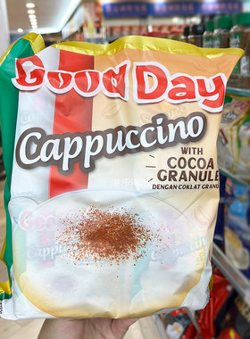 香港印尼进口good day好日子咖啡速溶三合一意式泡沫卡布奇诺袋装