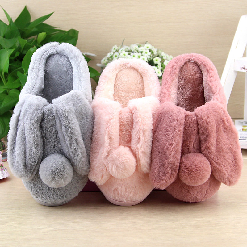 Pantoufles enfants en suède pour hiver - semelle caoutchouc - Ref 987255 Image 3