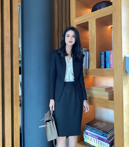 新款职场套裙修身西装套装女