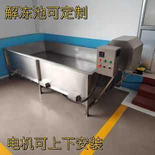 全自动气泡解冻机商用快速清洗解冻机不锈钢解冻池蒸汽化冻机定做