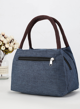 新款手提包牛津布简约手拎女包防水大容量手提布包上班帆布妈妈包
