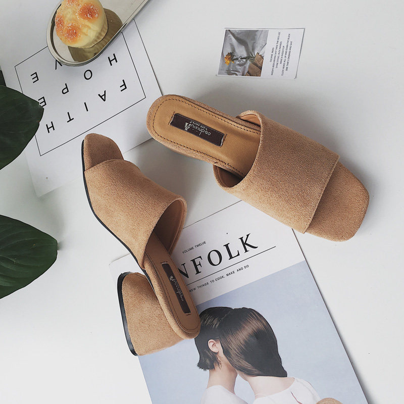 Sandales femme      en suede - Ref 2672045 Image 4