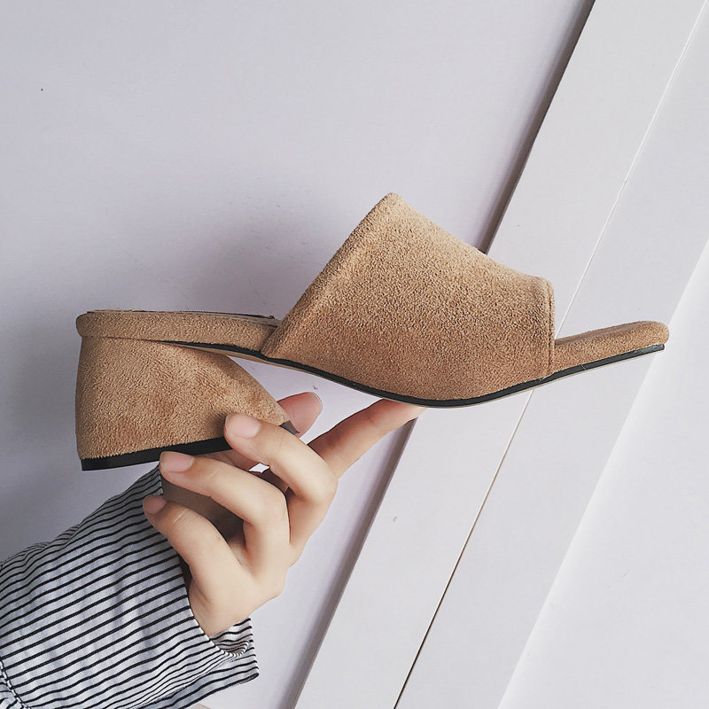 Sandales femme      en suede - Ref 2672045 Image 5