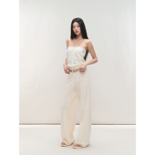 套装 PEMPL 时尚 系带针织抹胸背心女慵懒风休闲长裤 柔软亲肤修身