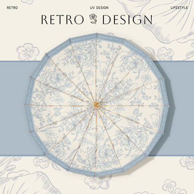 凡羔16骨雨伞女生高颜值遮阳伞