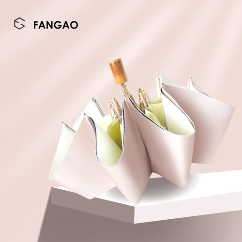 双层遮阳伞防晒高级感折叠