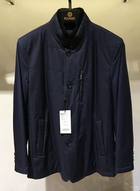 方仕 冬装 深蓝色 立领 水貂脱卸内胆 百搭休闲 男士皮草 29800