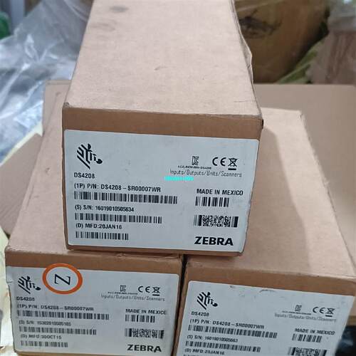 【议价】全新斑马DS4208 二维扫描枪，墨西哥进口的，库存余料原