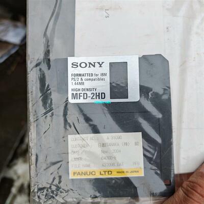 【议价】全新索尼（Sony）MFD-2HD 1.44MB软盘，发那科