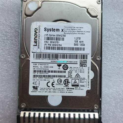 【议价】联想00WG700 FRU 00WG701 硬盘  1.2T