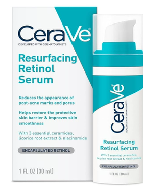 现货美国CeraVe适乐肤resurfacing视黄醇a醇烟酰胺精华液30ml嫩肤