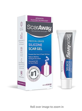 国现/美国Scaraway舒可薇硅酮祛疤软膏自风干疤痕硅凝胶无滚珠10g