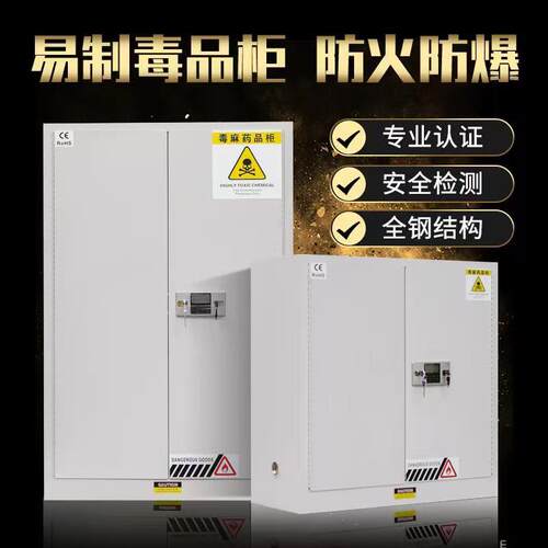 医用毒麻柜实验室双人双锁安全柜