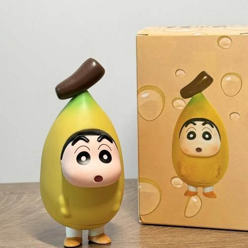 香蕉小新创意桌面车载摆件手办