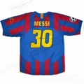 05-06 Barcelona S Home Game#30 Messi Champions League Ball