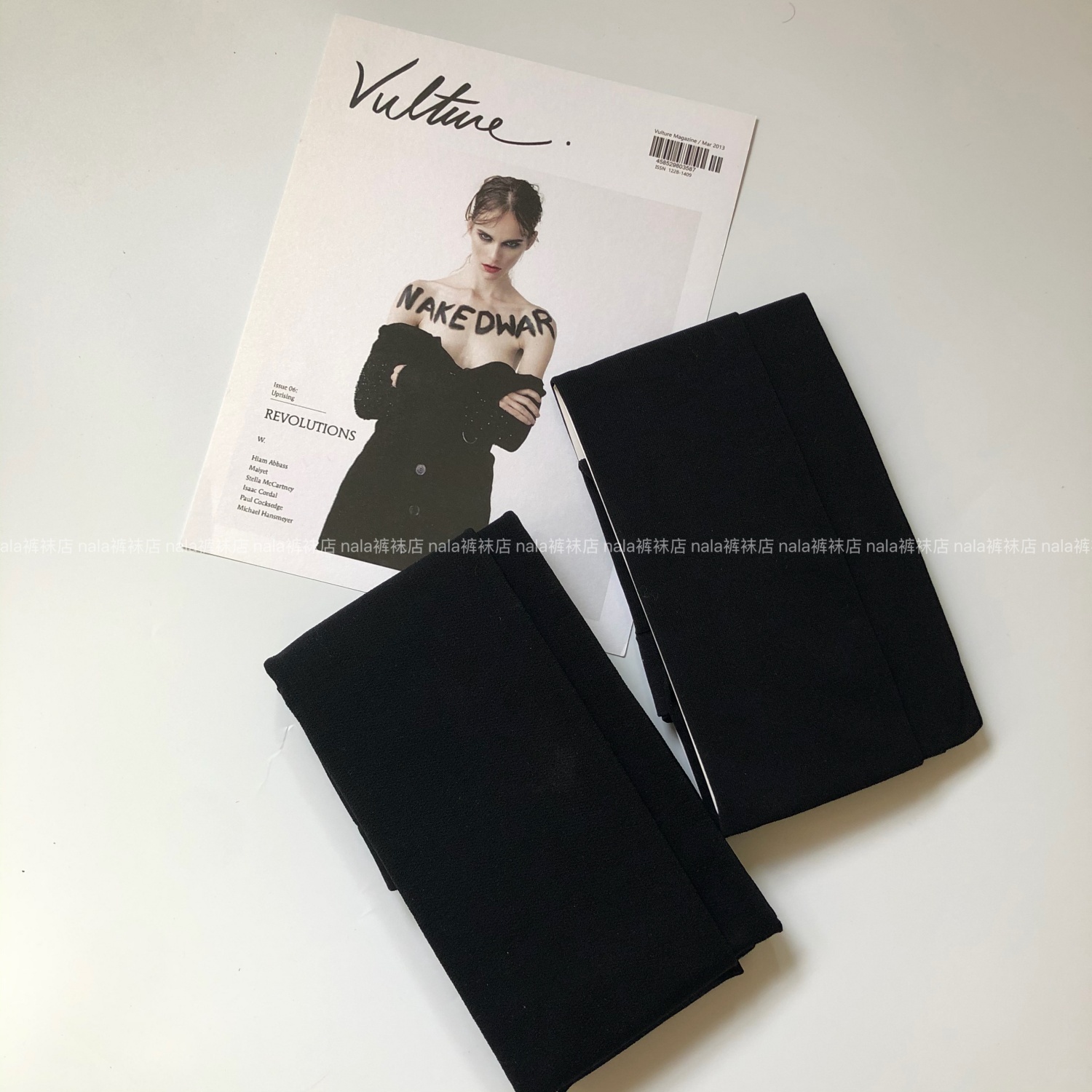 nala定制 200D高弹哑光显瘦连脚收腹高腰提臀打底袜 两双包邮