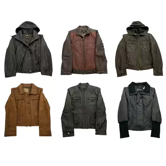 Vintage American-Style Short Slim-Fit Retro Jacket Casual Leather Jacket for Women Hot Girl Coat A108