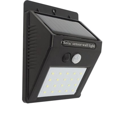 新款太阳能庭院户外灯家用农村大门室外照明人体感应防水声控壁灯