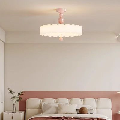 奶油风云朵护眼卧室吊灯2025款