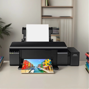 爱普生墨仓式L805六色喷墨照片打印机 原装连供 支持无线WiFi打印