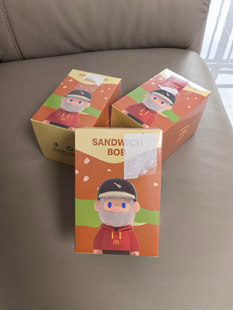 现货麦当劳联名FARMER BOB玩具潮玩正版盲盒板烧堡宝鸡仔密友薯条
