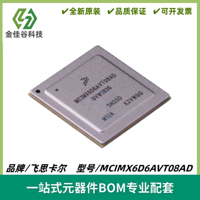MCIMX6D6AVT08AD 汽车仪表黑屏易损主控芯片 封装BGA624 质量保证