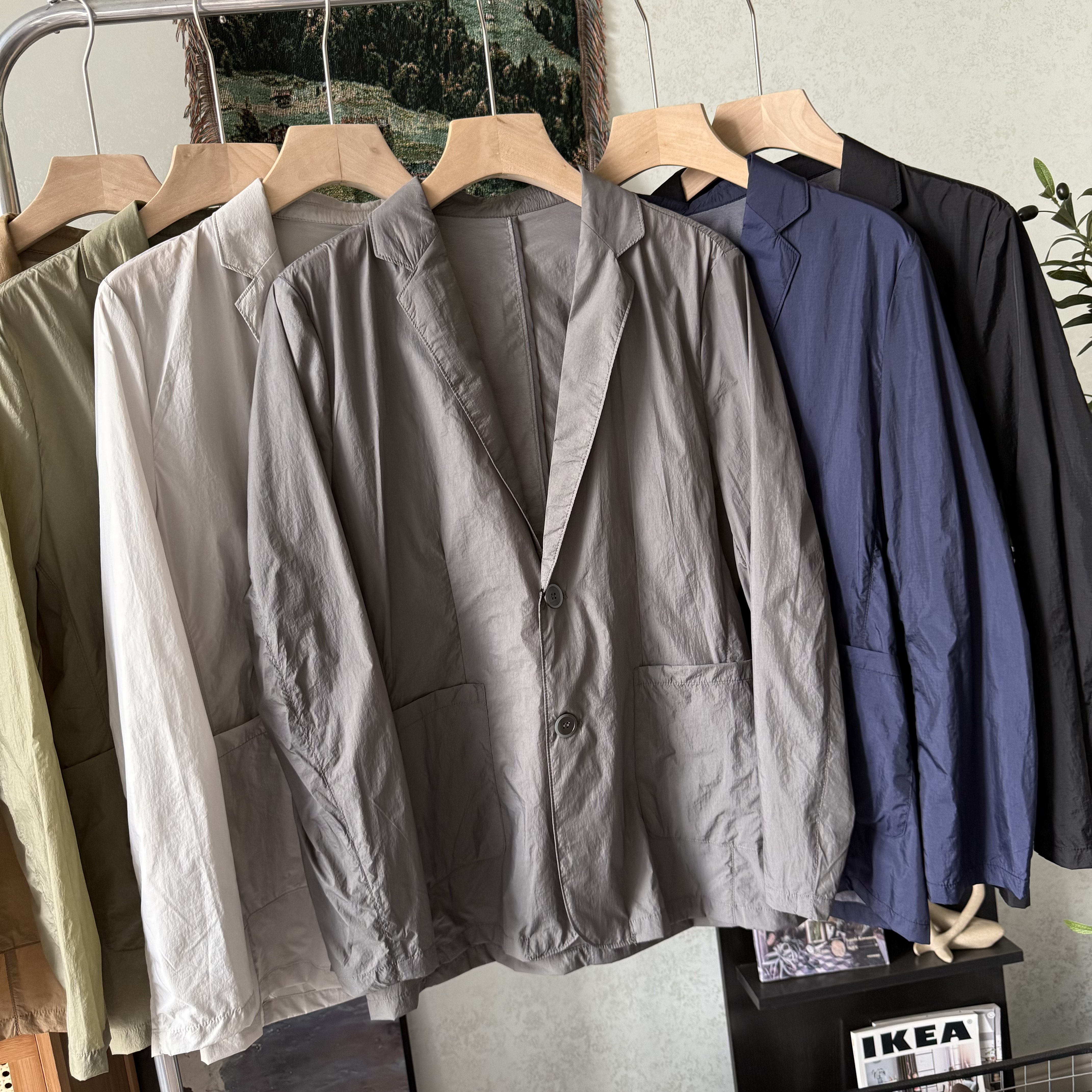 轻若无物！夏季轻薄款吸汗透气男装防晒商务通勤休闲西服西装外套