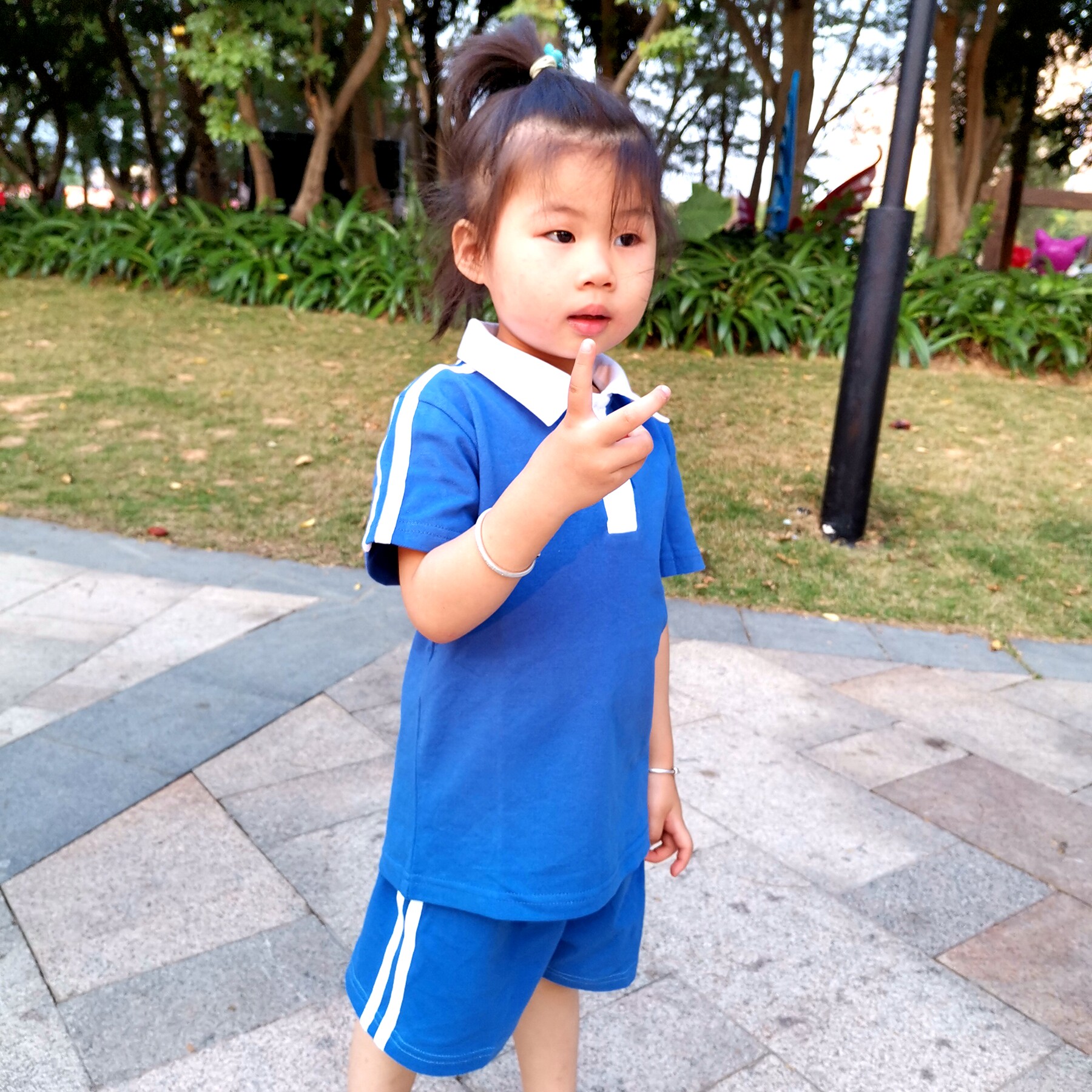 深圳校服婴儿小宝宝迷你校服儿童版夏季索罗娜速干幼儿园班服套装
