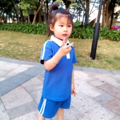 索罗娜速干幼儿园班服套装 深圳校服婴儿小宝宝迷你校服儿童版 夏季