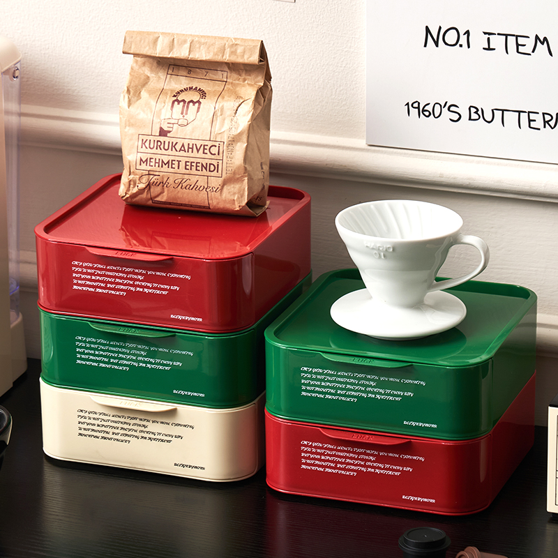 桌面收纳盒抽屉式整理书桌