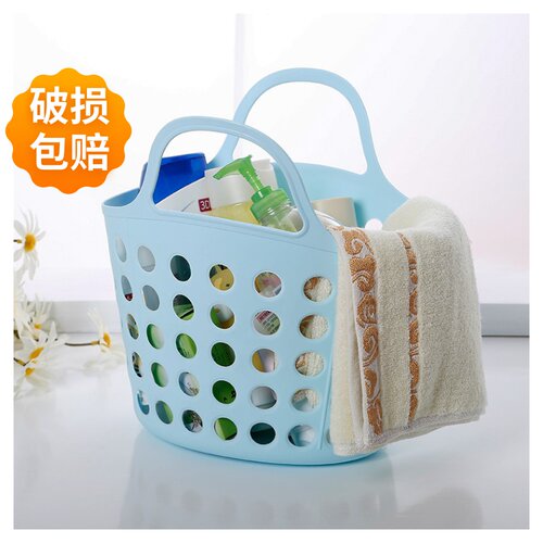 软塑料学生可挂式浴室筐洗澡篮